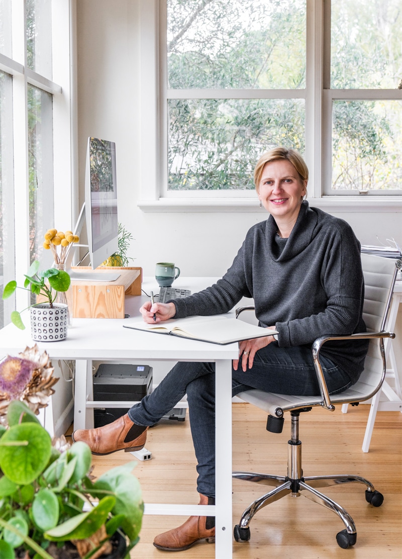 Jen Clark. Melbourne-based founder and creative director of Annual Report Designers